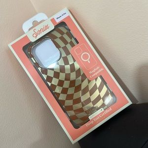 Sonix Checkmate Gold/Brown iPhone 14 Pro Case